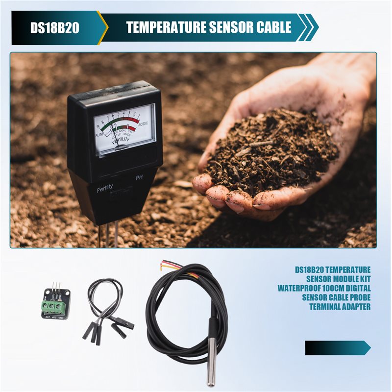[A93Z!】 DS18B20 Temperature Se - Ds18B20 ulasan dan harga