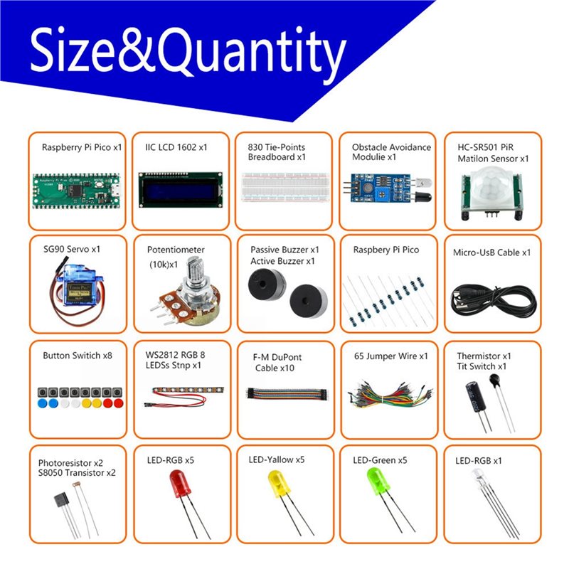 T23C For Raspberry Pi Pico RP2 - Lcd 1602 ulasan dan harga