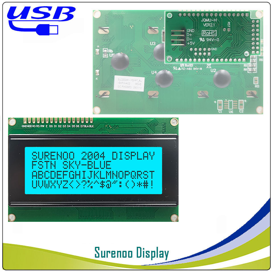 Surenoo LCD2USB USB 204 20X4 2 - Lcd 1602 ulasan dan harga